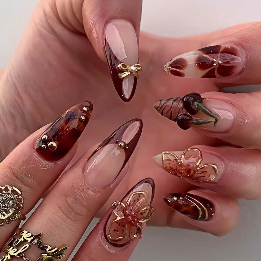 Siopsrl | Artistic Themed Press-On Nail Set Siopsrl Siopsrl | 7879Siopsrl | 3739