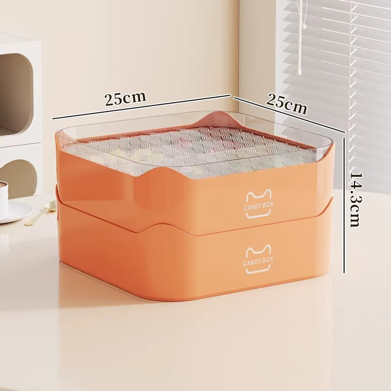 Siopsrl | Multi-Purpose Storage Organizer with Transparent Lid Siopsrl