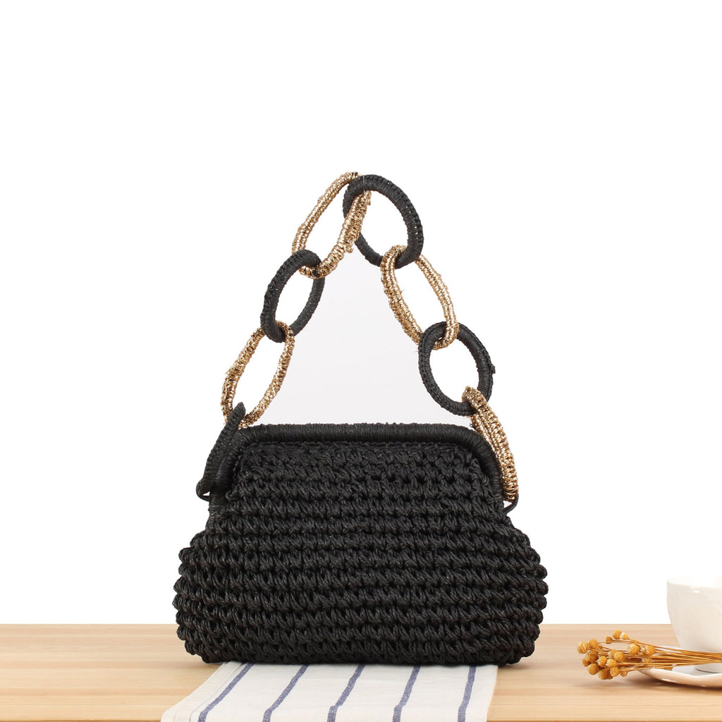 Siopsrl | Handbag with Unique Chain Handle Siopsrl