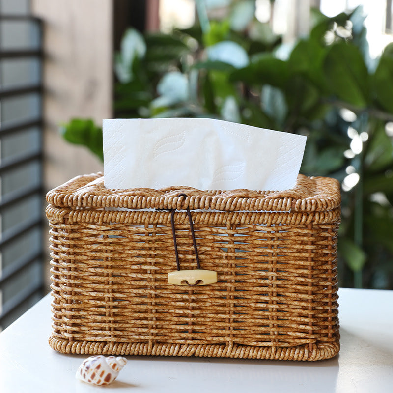 Handwoven Decorative Storage Box Siopsrl