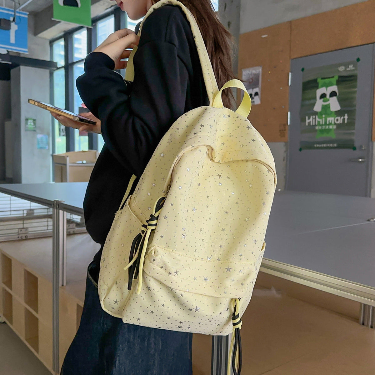 Siopsrl | Stylish star motif backpack Siopsrl
