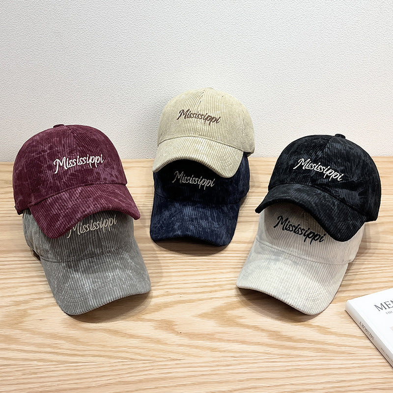 Siopsrl | Women's Corduroy Visor Cap Siopsrl
