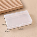 Compact Transparent Organizer Storage Box Siopsrl