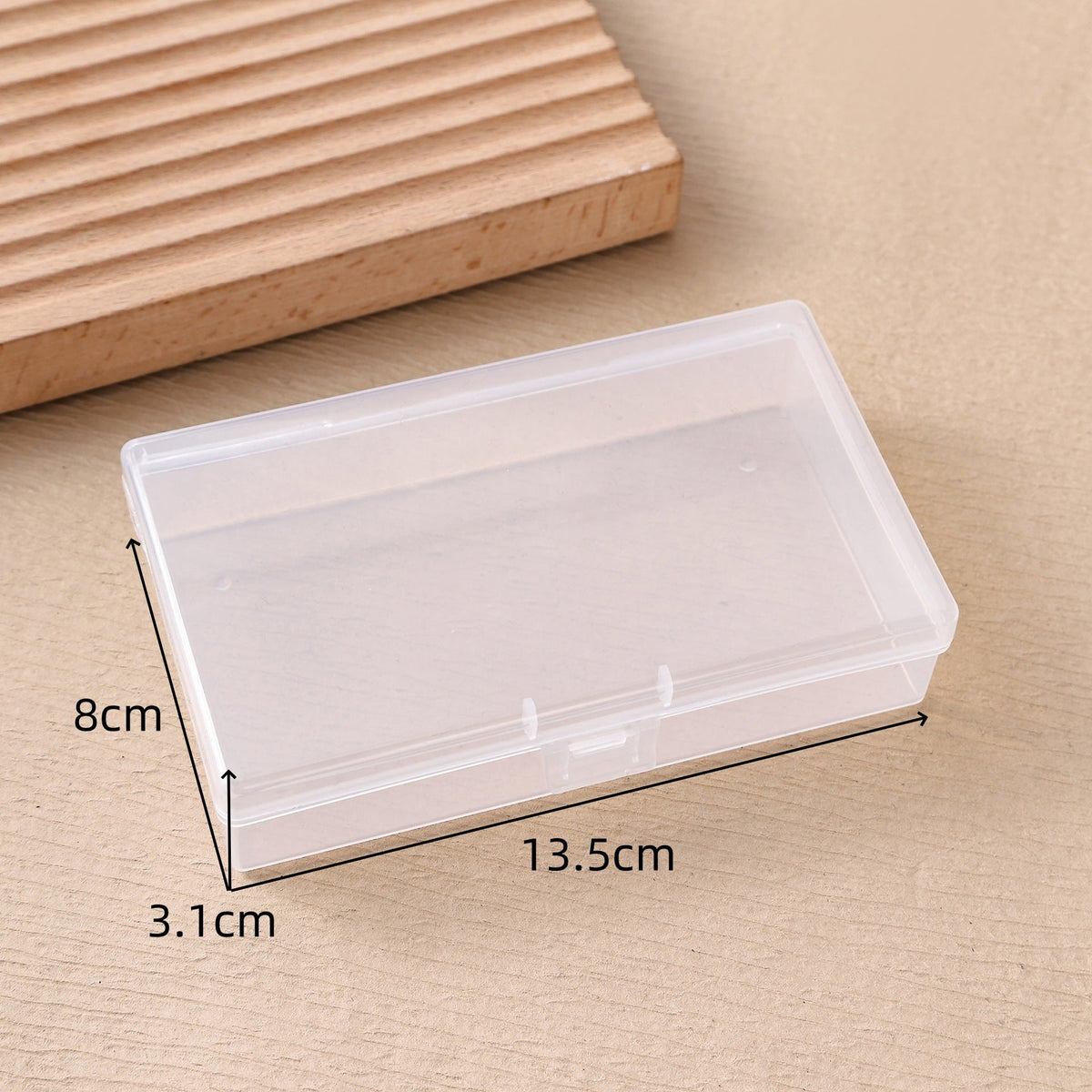 Compact Transparent Organizer Storage Box Siopsrl