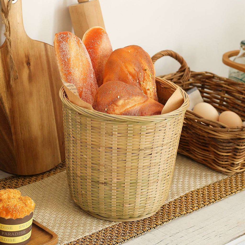 Natural Woven Waste Bin Siopsrl