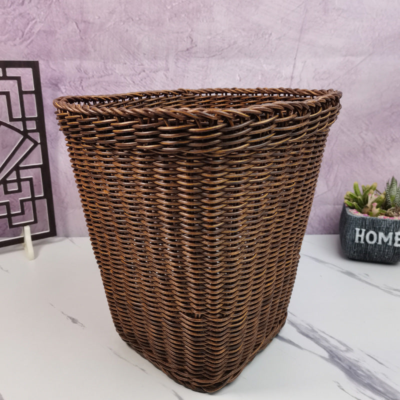 Handcrafted Wicker Storage Bin Siopsrl