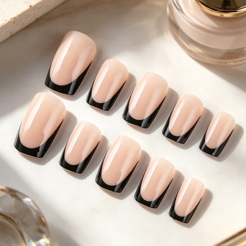Siopsrl | Elegant French Tip Nail Extensions Siopsrl