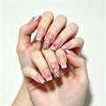 Siopsrl | Floral Decorative Press-On Nail Tips Siopsrl