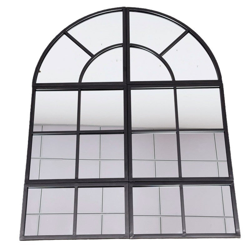 Arched Window Pane Wall Mirror Siopsrl