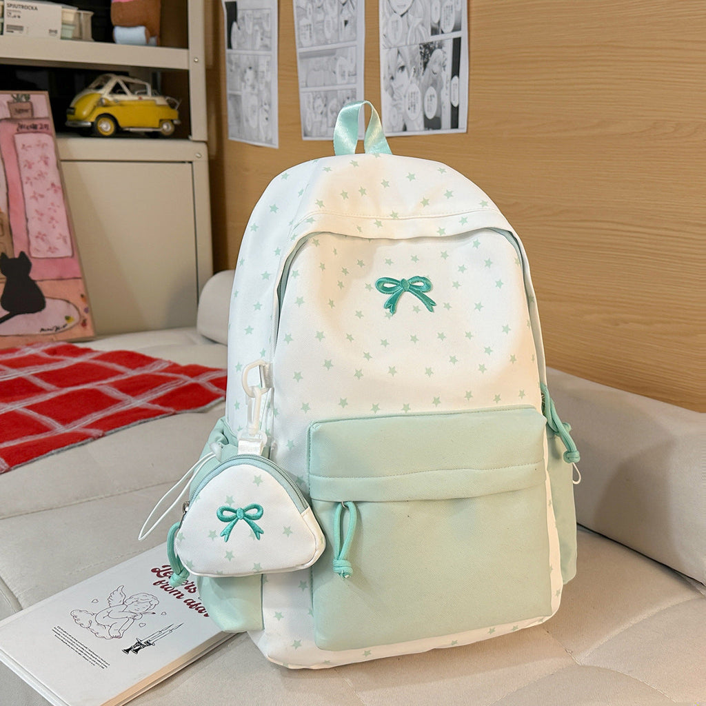 Siopsrl | Playful Bow-Embellished Backpack Siopsrl
