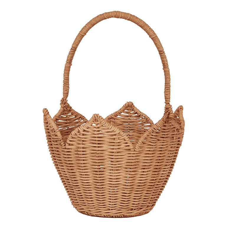 Decorative Woven Handled Basket Siopsrl