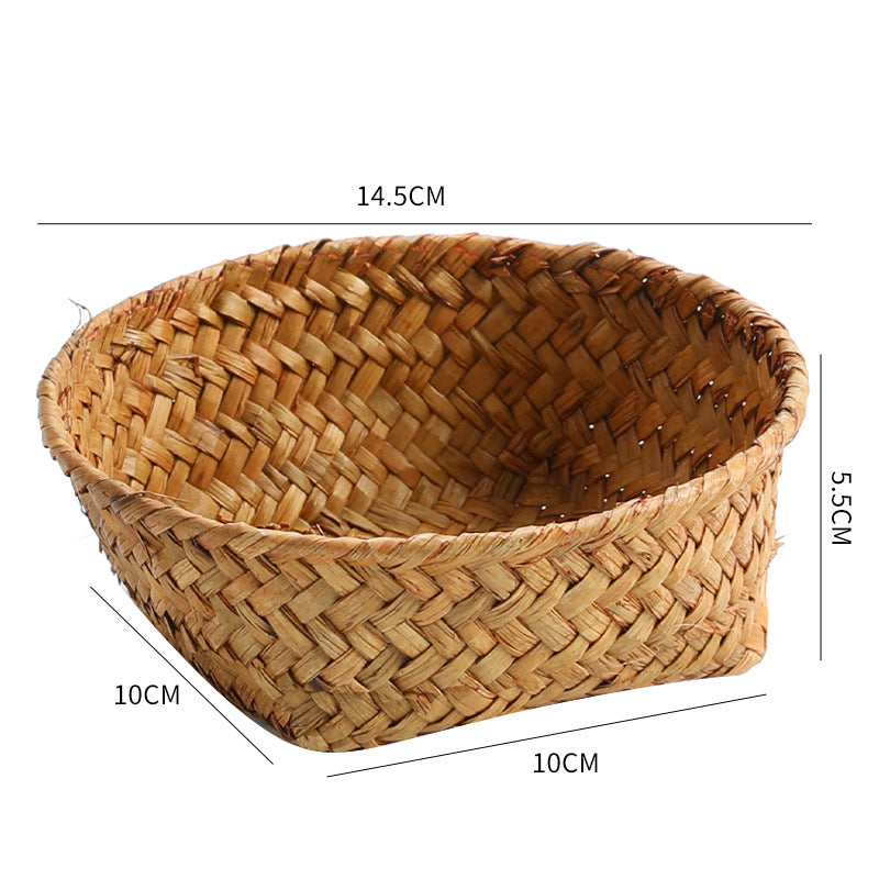 Handmade Natural Fiber Storage Basket Siopsrl