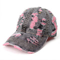 Siopsrl | Women's Distressed Denim Baseball Cap Siopsrl
