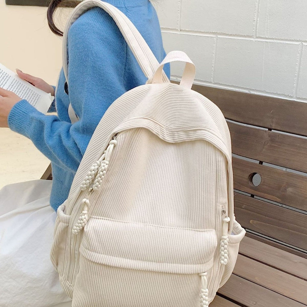 Siopsrl | Backpack Made of Durable Ribbed Material Siopsrl