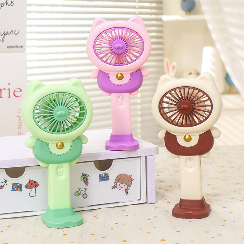 Siopsrl | Women's Portable Hand Fan in Creative Cat Design Siopsrl