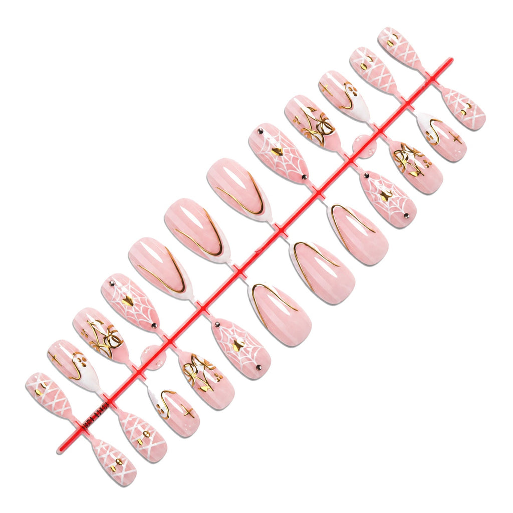 Artistic Halloween Themed Press-On Nail Set Siopsrl