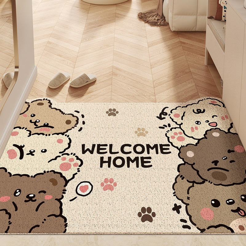 Siopsrl | Cute Bear-Themed Welcome Mat