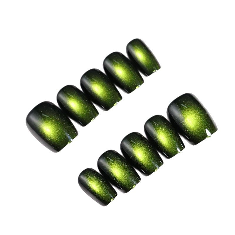 Siopsrl | Artistic Press-On Nail Set with Gradient Effect Siopsrl