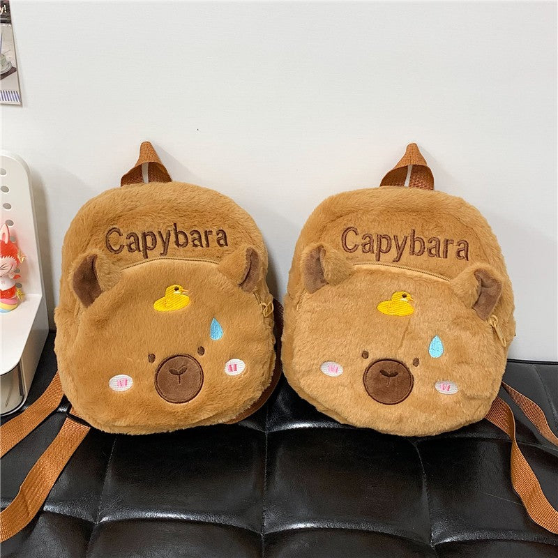 Siopsrl | Plush Backpack in Capybara Design Siopsrl Siopsrl | 785466535