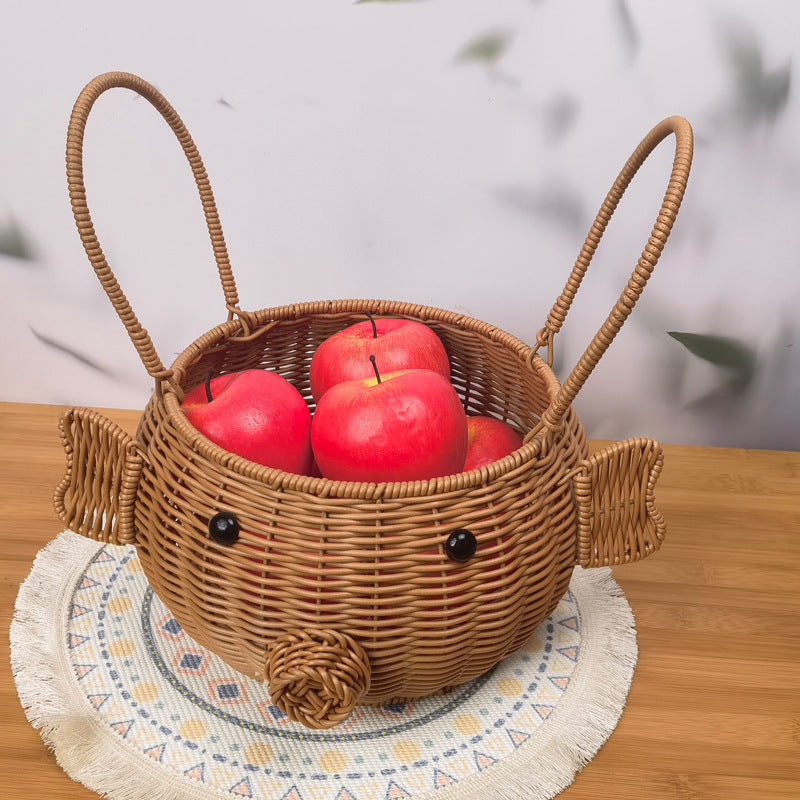 Women Diamond-shaped Handheld Basket Siopsrl