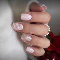 Siopsrl | Glamorous artificial nails with glitter and ombre Siopsrl