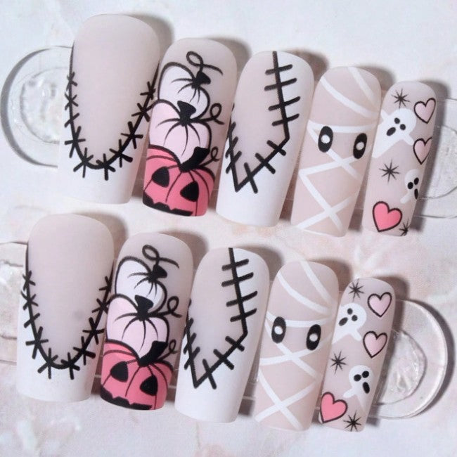 Halloween-Themed Nail Art Design Siopsrl