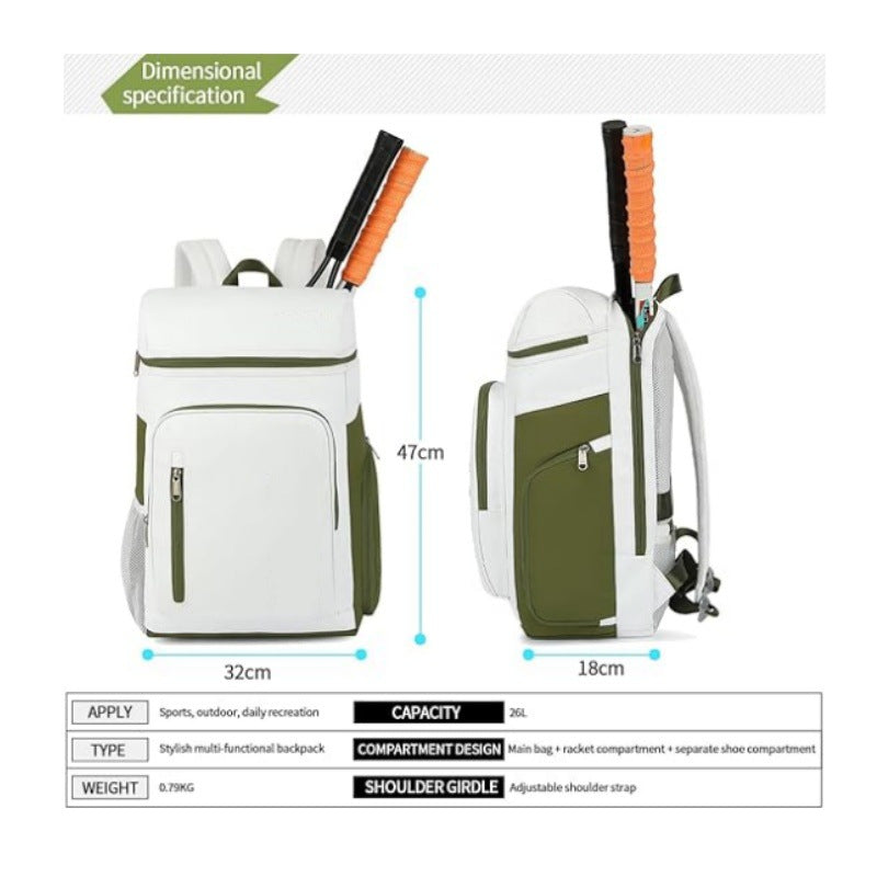 Siopsrl | Tennis Racket Storage Backpack
