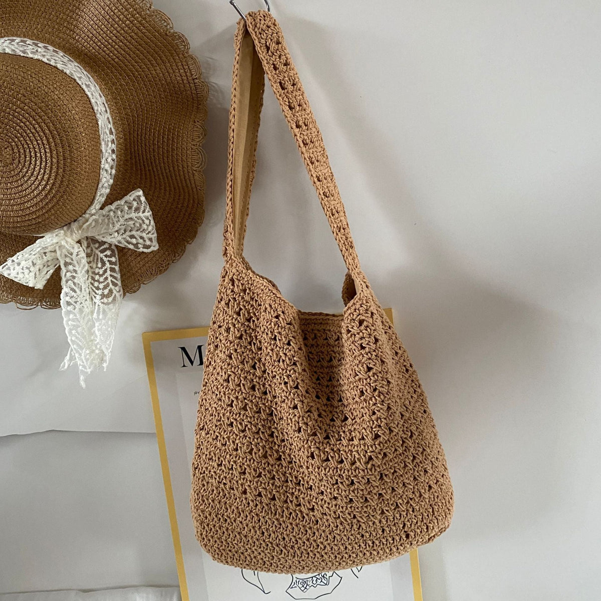 Siopsrl | Hand-knotted leisure shoulder bag Siopsrl