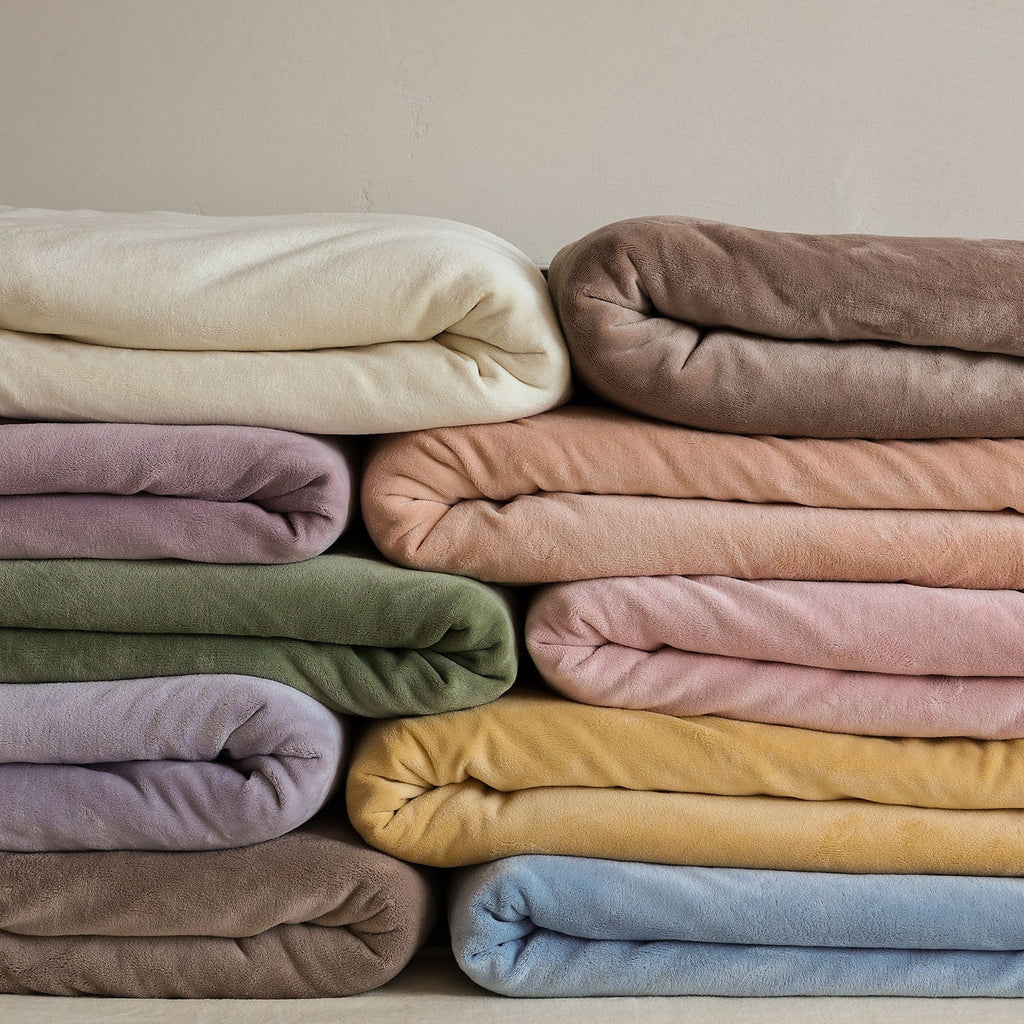 Plush bedding set with velvety microfiber surface Bowlift