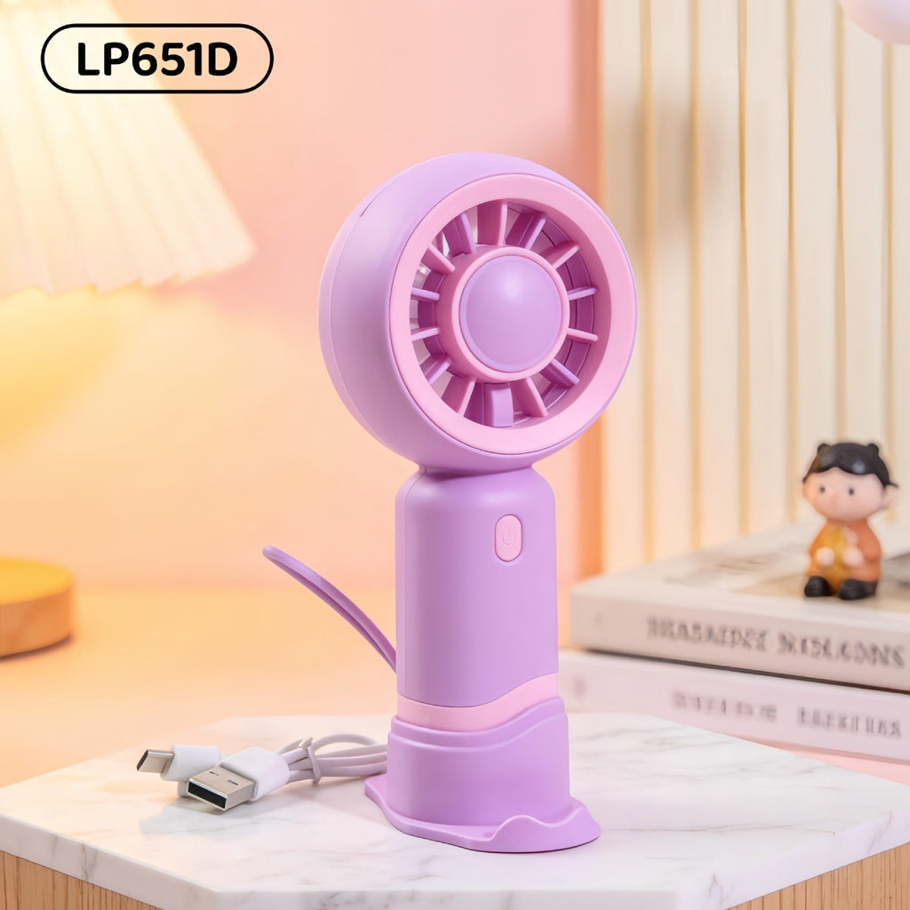 Siopsrl | Women's Portable Mini Fan with Innovative Design and USB Charging Function Siopsrl
