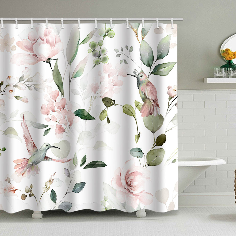 Siopsrl | Floral Patterned Shower Curtain Siopsrl