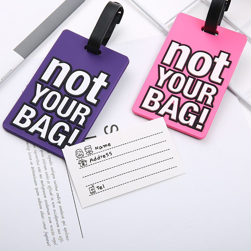 Siopsrl | Unisex Luggage Tag with Eye-catching Message Siopsrl