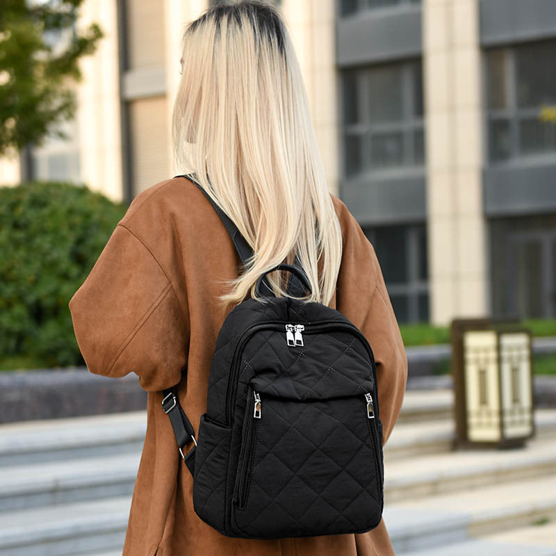Siopsrl | Quilted Multi-Pocket Backpack Siopsrl