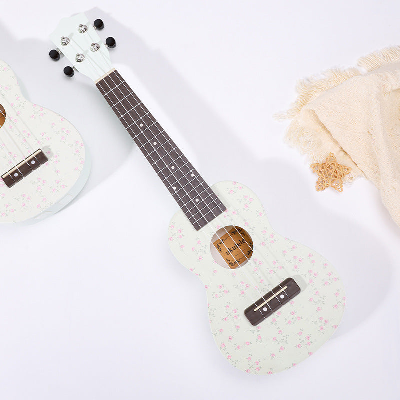 Siopsrl | Floral Patterned Ukulele Siopsrl