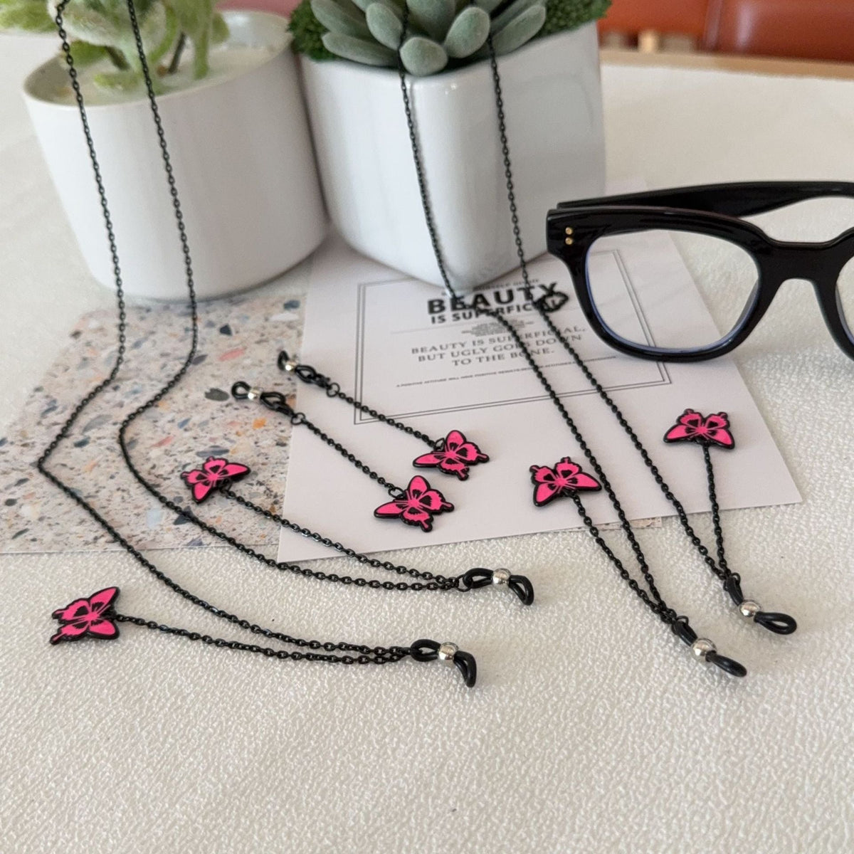 Siopsrl | Butterfly-Themed Eyewear Chain Holder Siopsrl