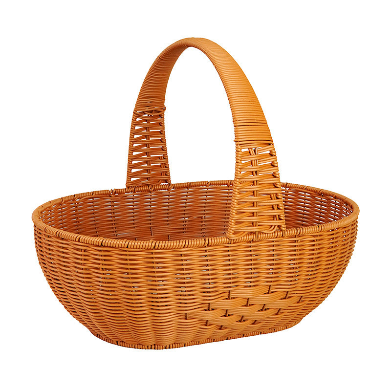 Large Woven Garden Picnic Basket Siopsrl