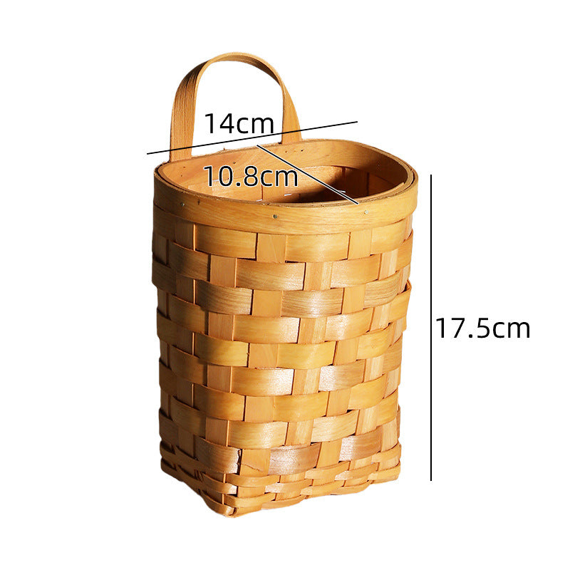 Handcrafted Wicker Storage Cylinder Siopsrl