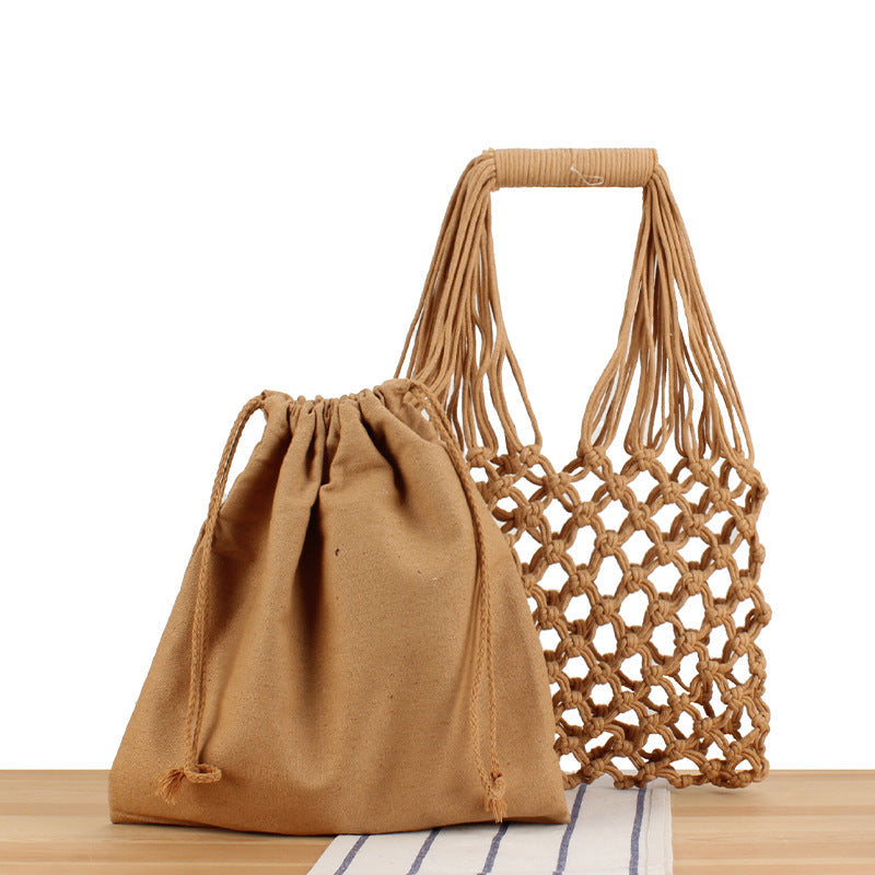 Siopsrl | Sustainable Shoulder Bag with Practical Drawstring Opening Siopsrl