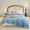 Soft Textured Sherpa Blanket