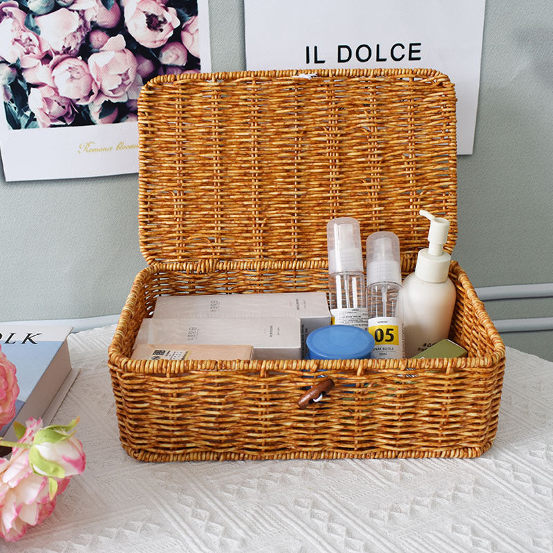Handwoven Decorative Storage Box Siopsrl