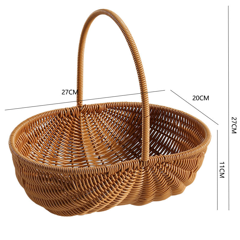 Handwoven Artisan Market Basket Siopsrl