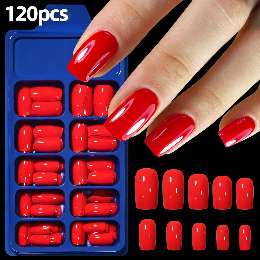 Siopsrl | Premium Almond-Shaped False Nail Set Siopsrl