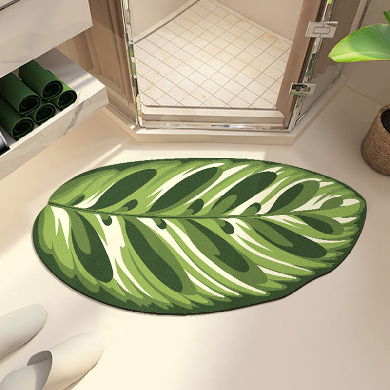 Siopsrl | Leaf-Shaped Bath Mat Siopsrl