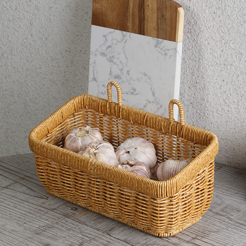 Handwoven Multi-Compartment Storage Basket Siopsrl