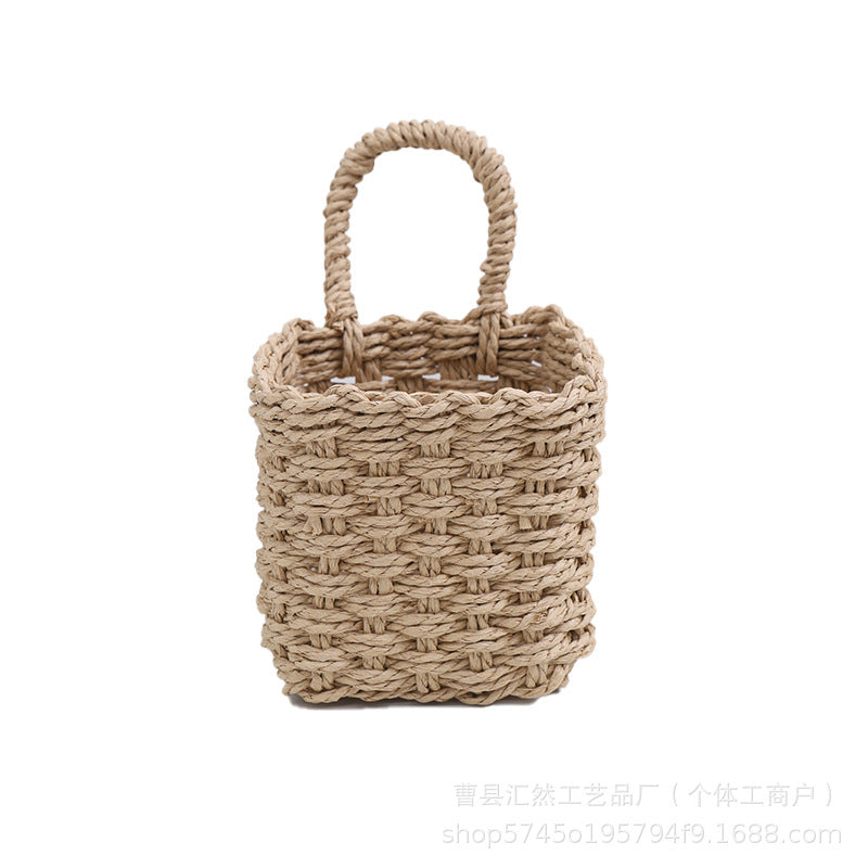 Natural Fiber Handwoven Storage Basket Siopsrl