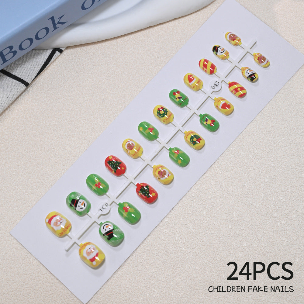 Siopsrl | Children's Fun-Themed Press-On Nail Set Siopsrl