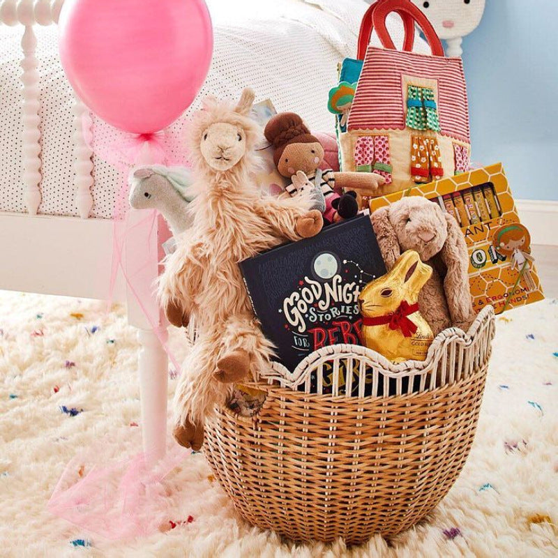 Playful storage basket with wave edge Siopsrl