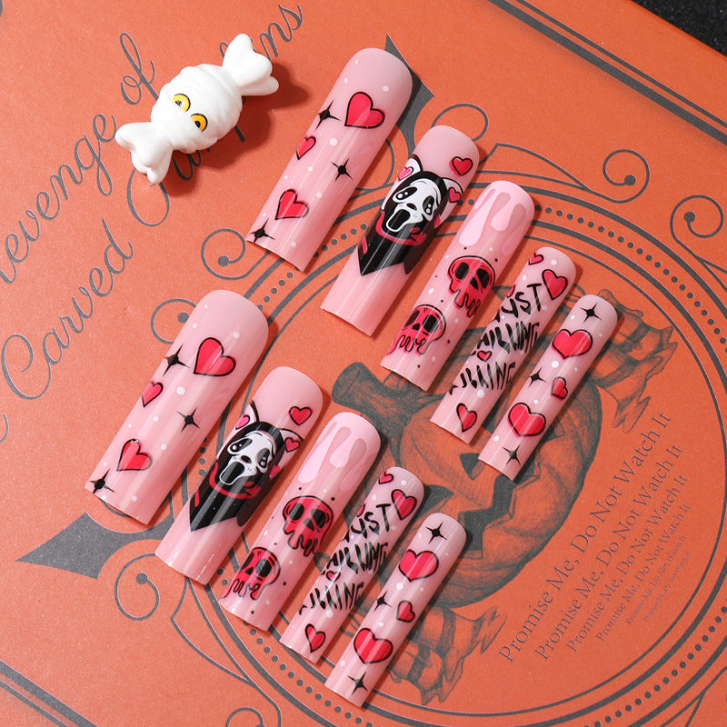 Siopsrl | Artistic Patterned Press-On Nails Siopsrl