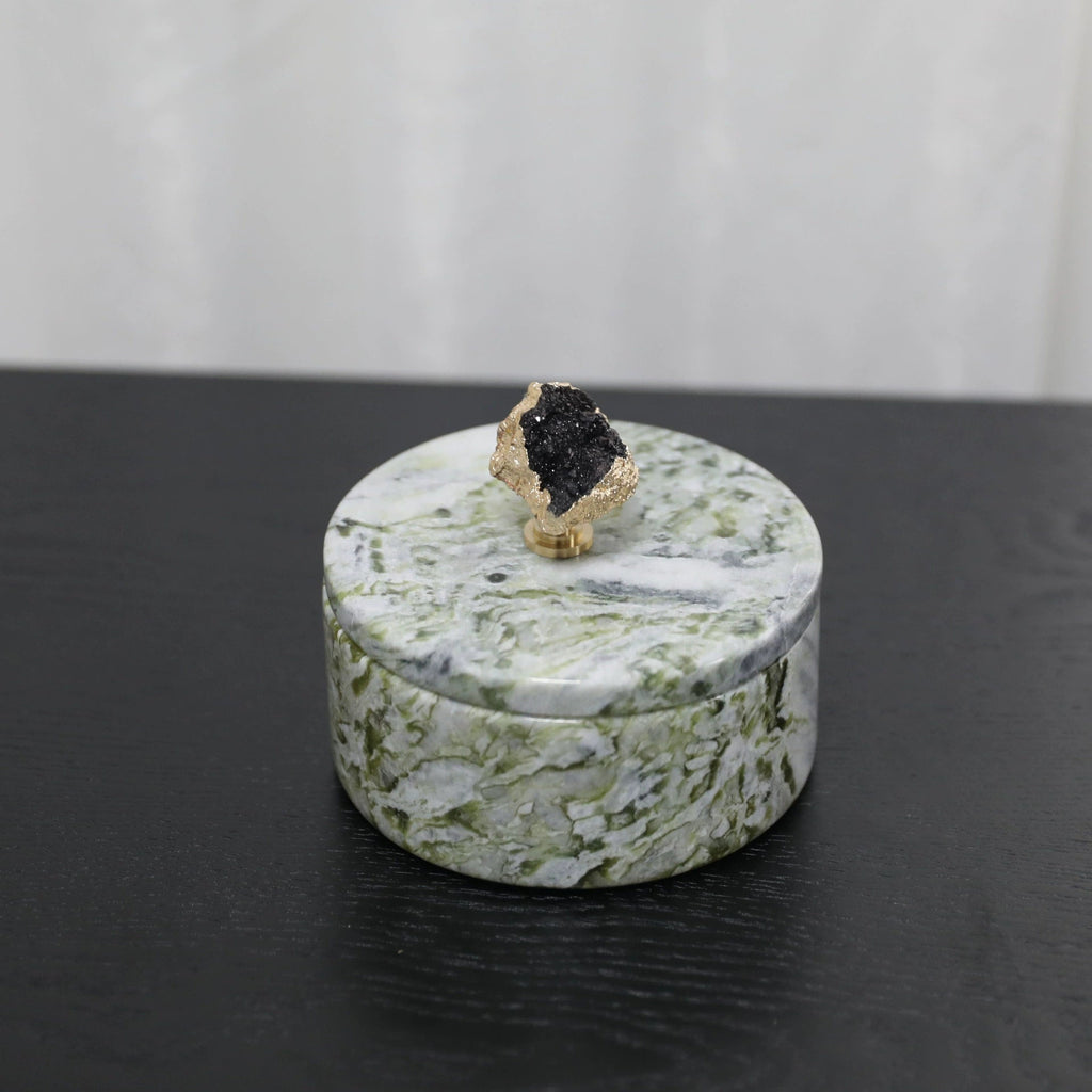 Decorative Stone Jewelry Box