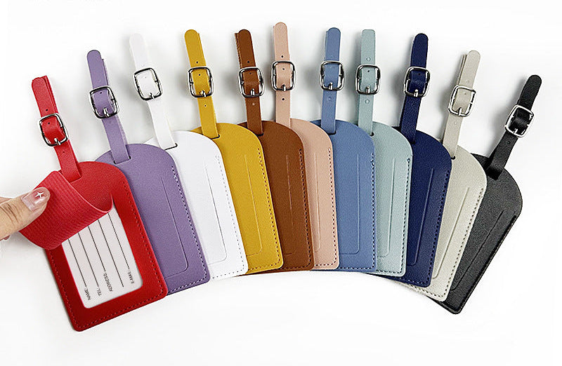 Siopsrl | Durable PU Leather Luggage Tag Siopsrl